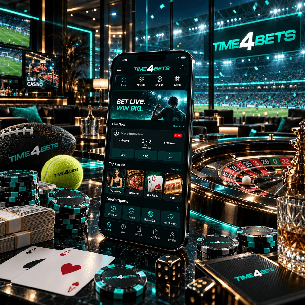 Time4Bets App Download on iPhone